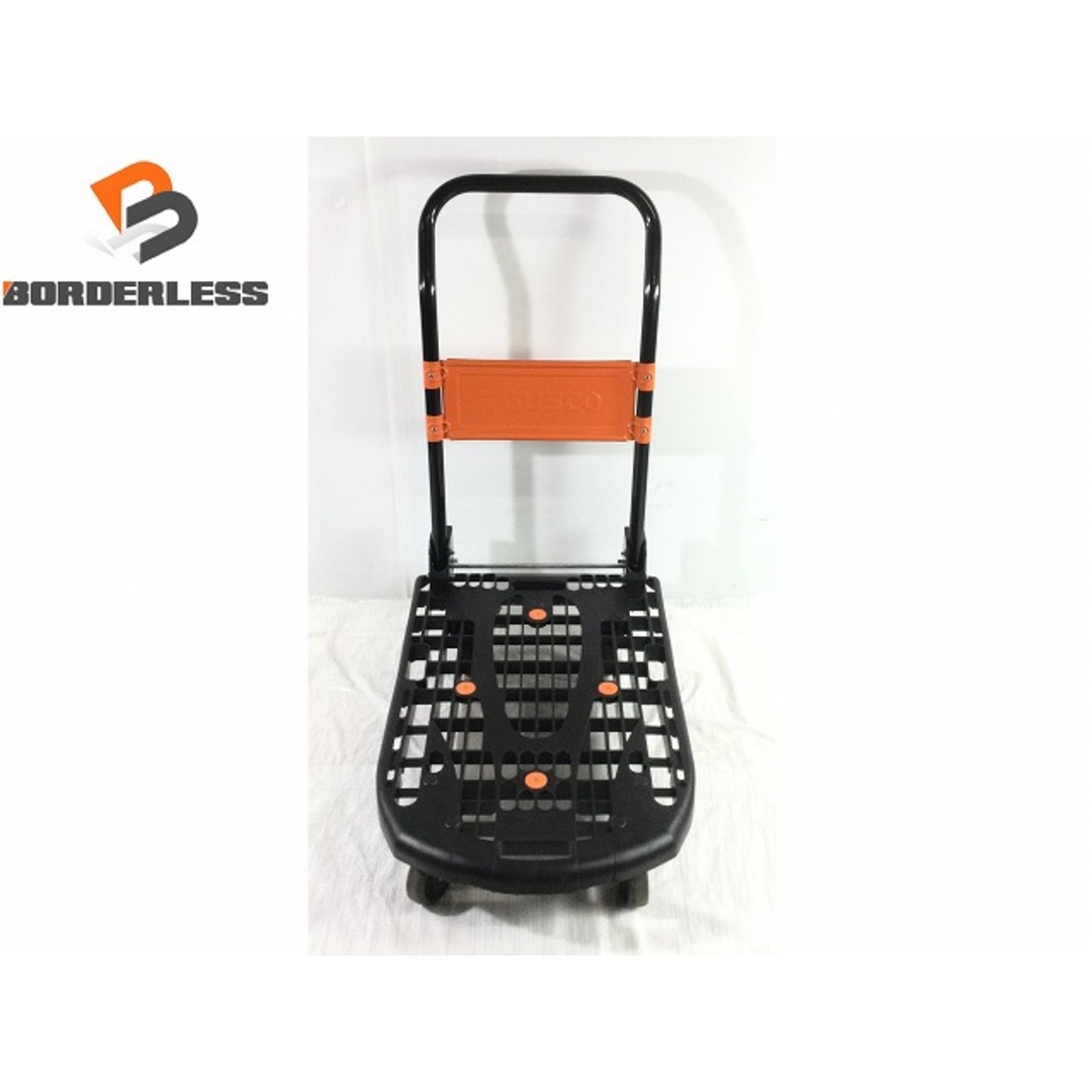 ☆美品☆TRUSCO トラスコ 樹脂台車 KARTIO/カルティオ MPK-720-BK-SS