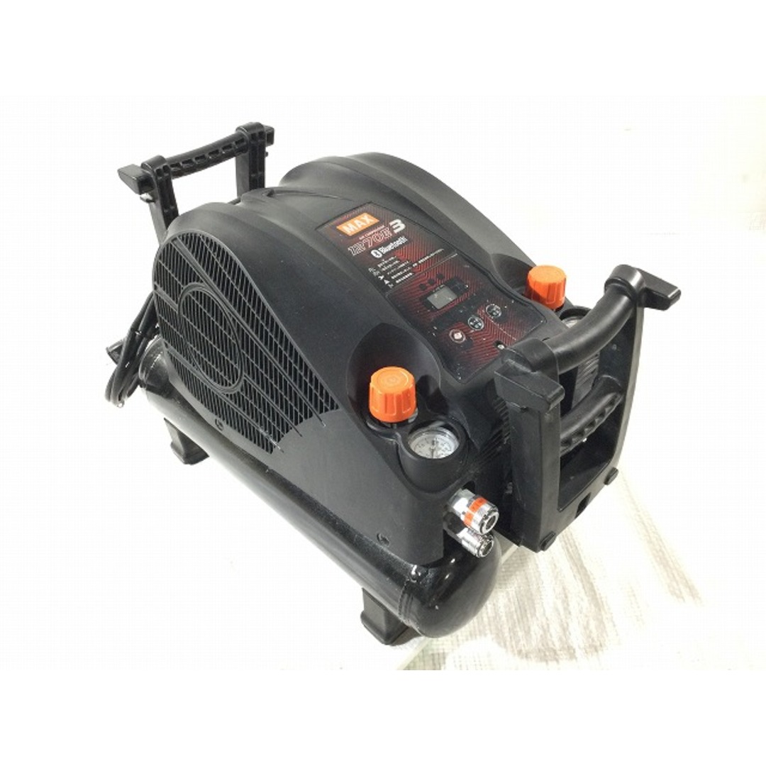 ☆品☆MAX マックス 高圧専用 スーパーエアコンプレッサー AK-HH1270E3 黒/ブラック 100V 50Hz/60Hz 11L エアーコンプレッサー 76583