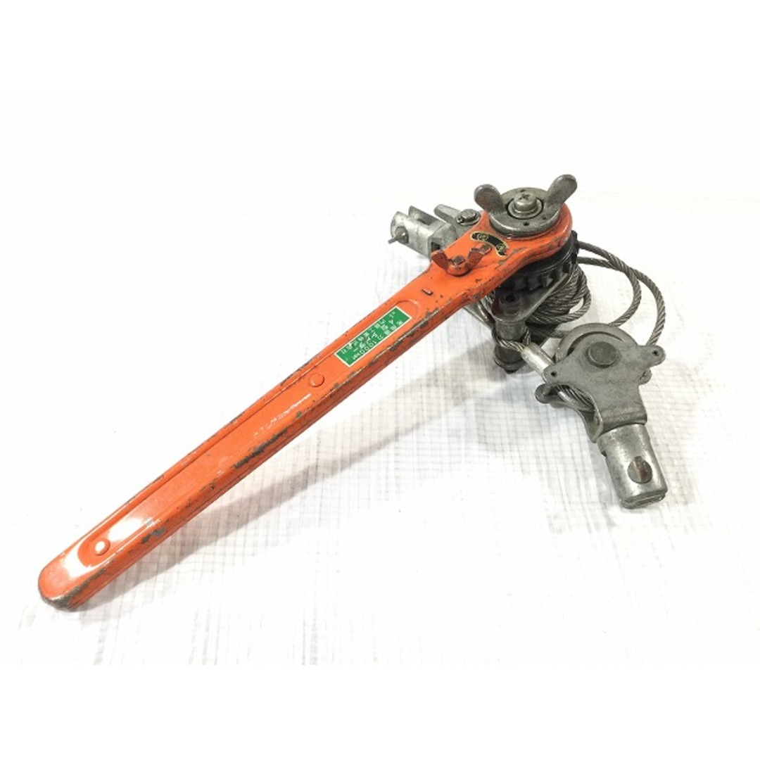 ☆中古品☆内藤工業 常用張力1000kgf 4型シメラー(張線器) 電気工事用 1-10mm カムラー ワイヤークランプ 2.6~15mm付 76800