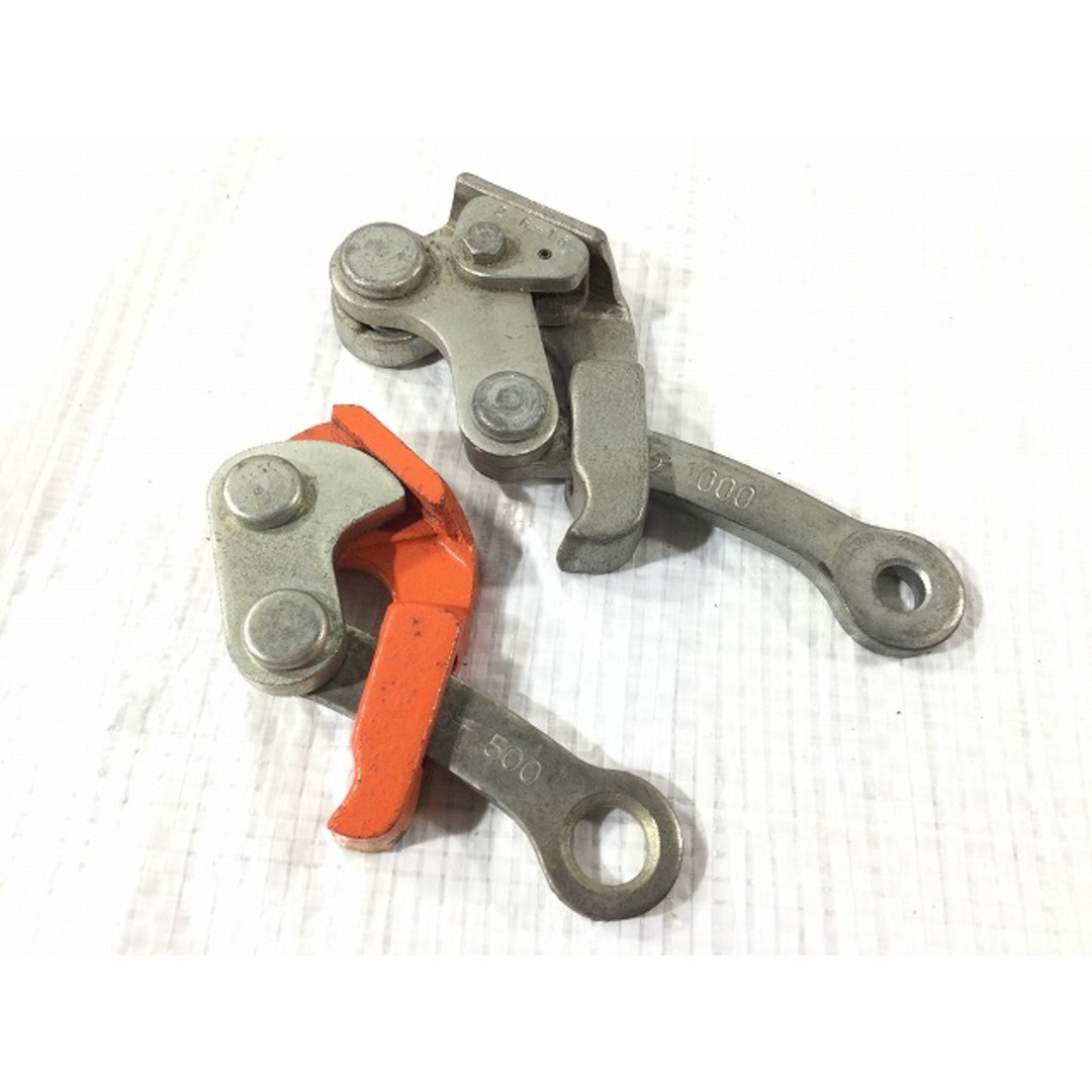 ☆中古品☆内藤工業 常用張力1000kgf 4型シメラー(張線器) 電気工事用 1-10mm カムラー ワイヤークランプ 2.6~15mm付 76800