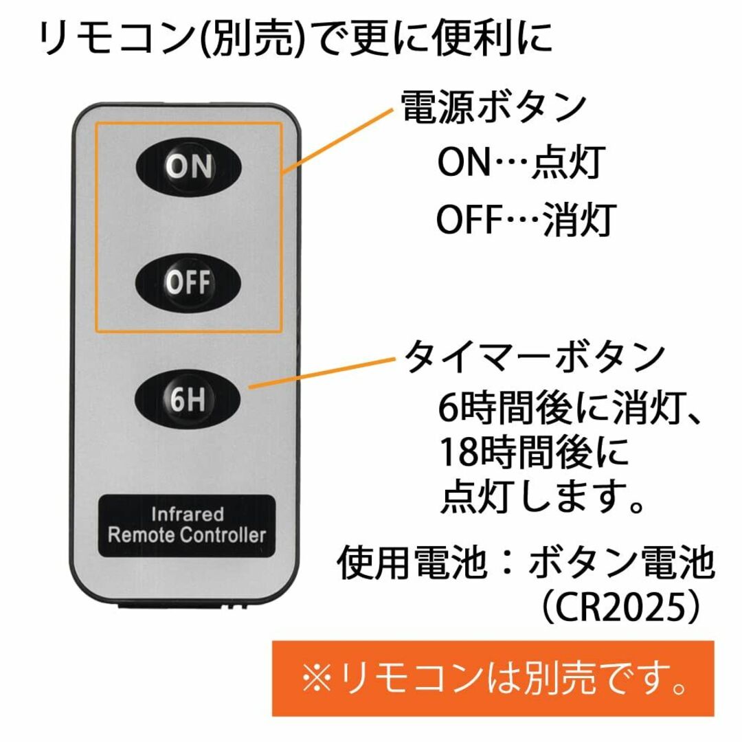 お仏壇のはせがわ【LEDローソク いろはあかり しだれ桜】ろうそく led 電池 4