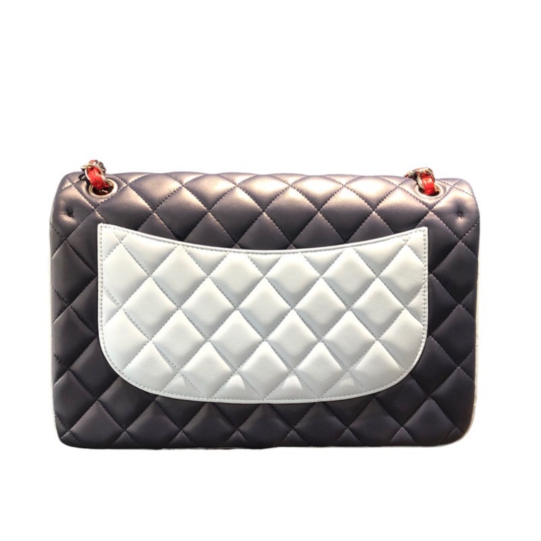 CHANEL - シャネル CHANEL デカマトラッセ30 A58600 レッド・ネイビー