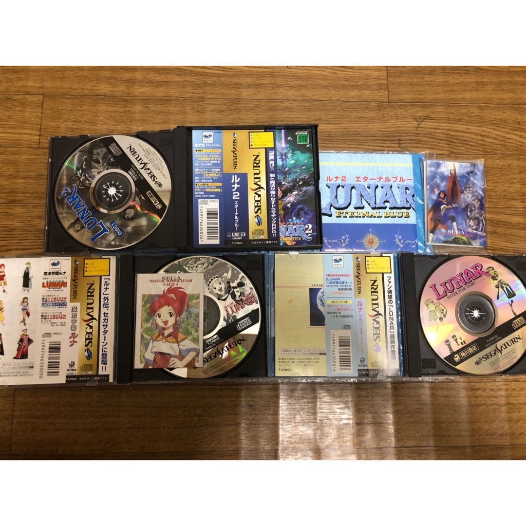 SEGA(セガ)のルナシルバースターストーリー ルナ2エターナルブルー 魔法学園ルナ　セット エンタメ/ホビーのゲームソフト/ゲーム機本体(家庭用ゲームソフト)の商品写真