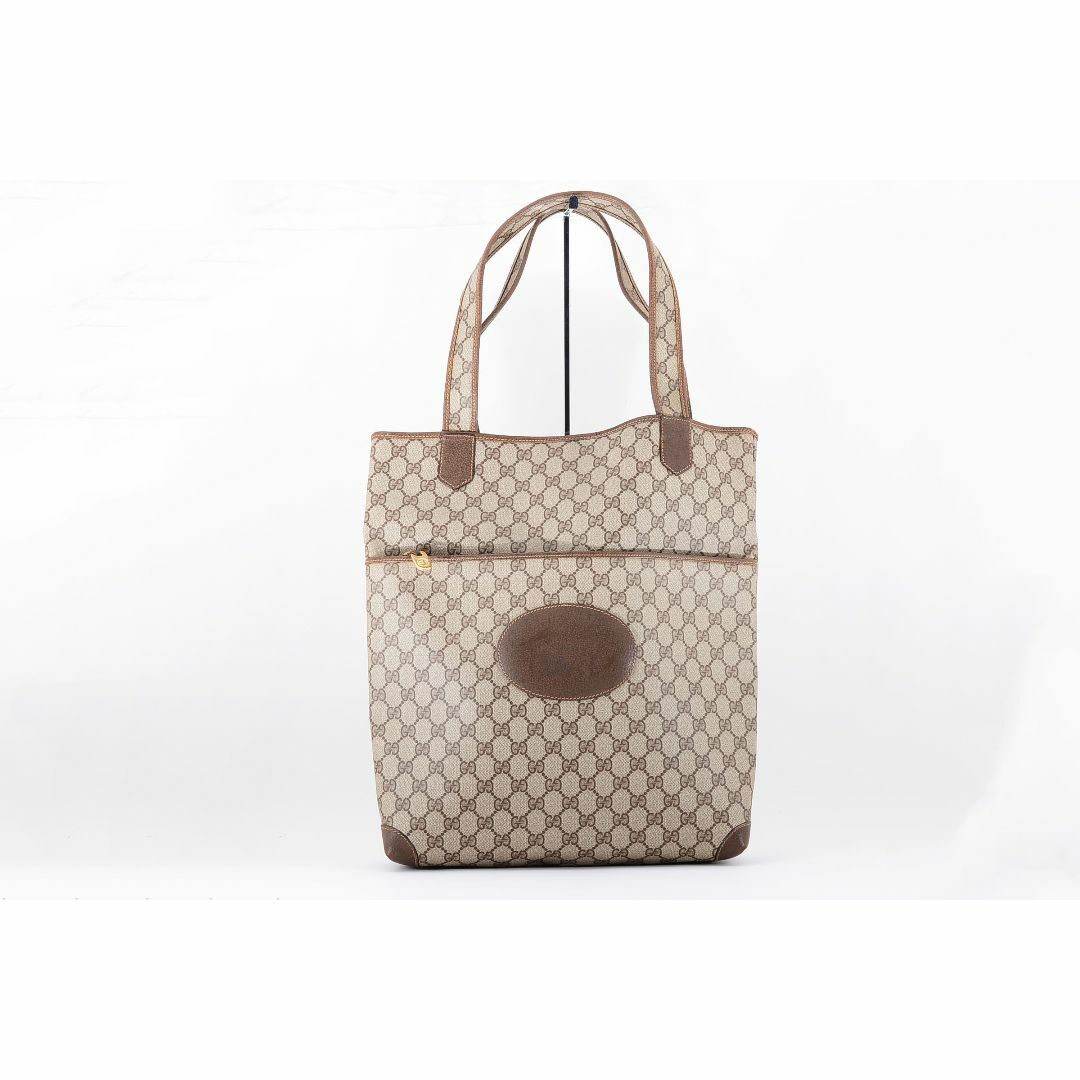 レア Old Gucci オールドグッチ GG スプリーム ベージュ ゴールド-