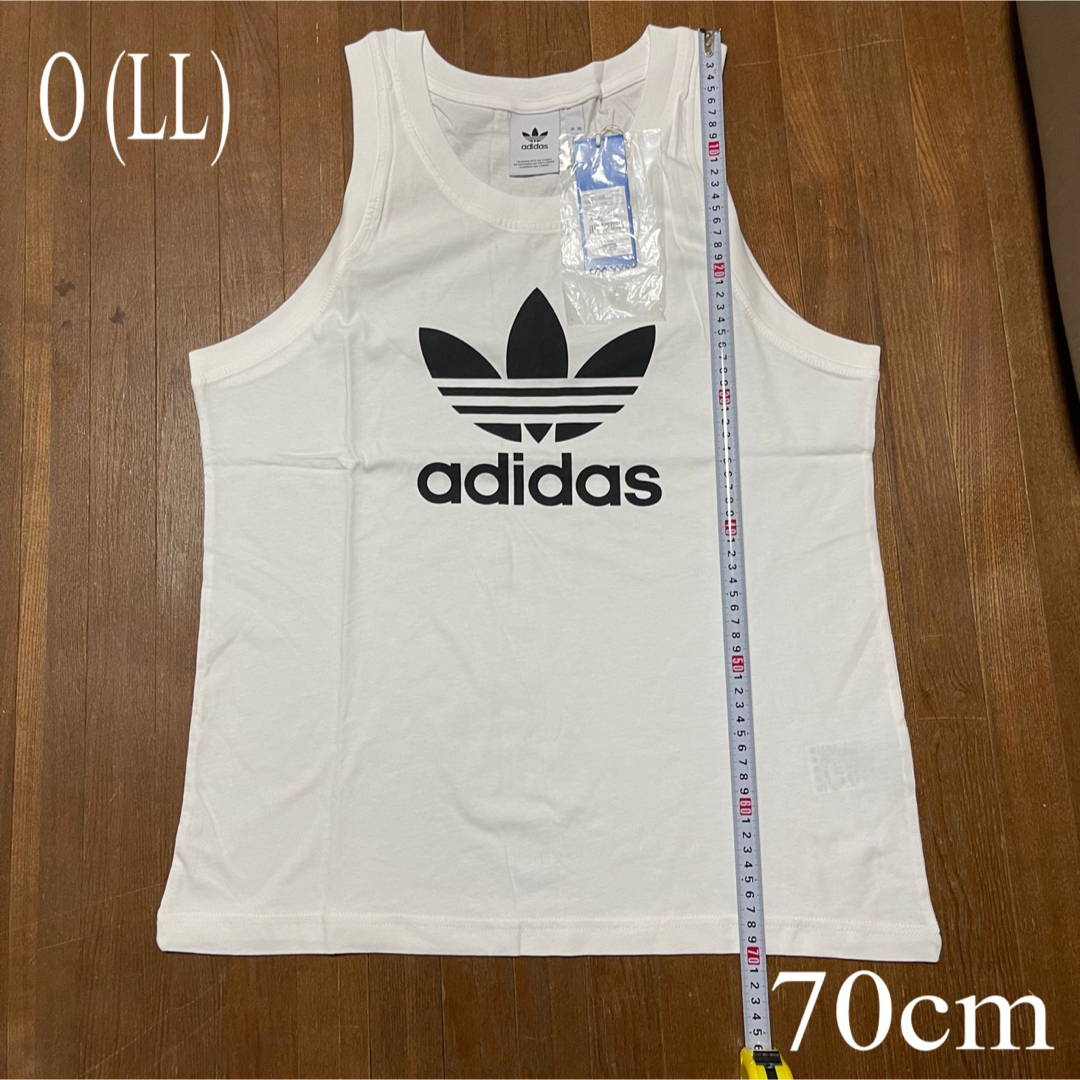 adidas(アディダス)のadidas 人気胸ビッグロゴ未使用タンクトップ0(LL) メンズのトップス(タンクトップ)の商品写真