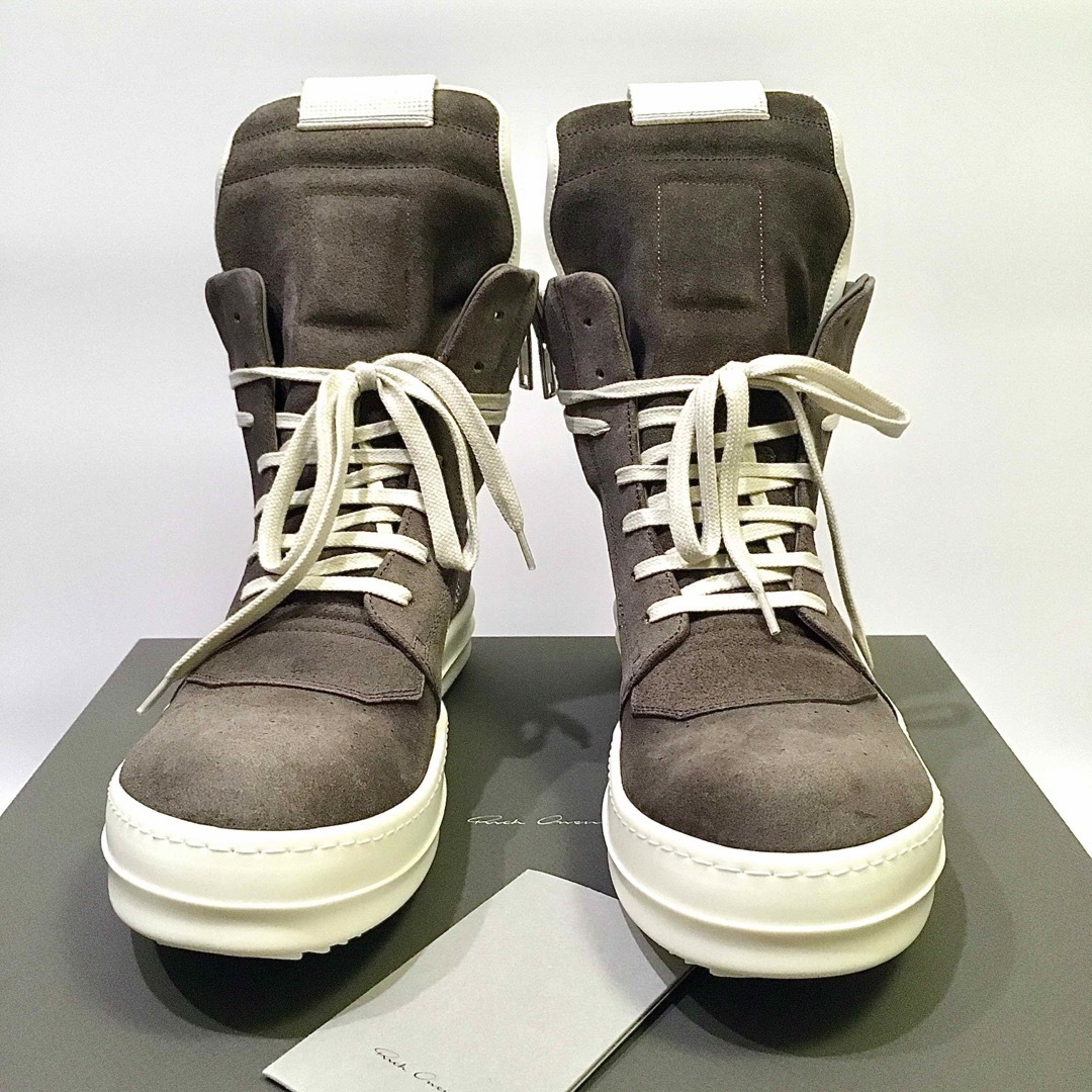 41 新品正規品 Rick Owens GEOBASKET レザー スニーカー