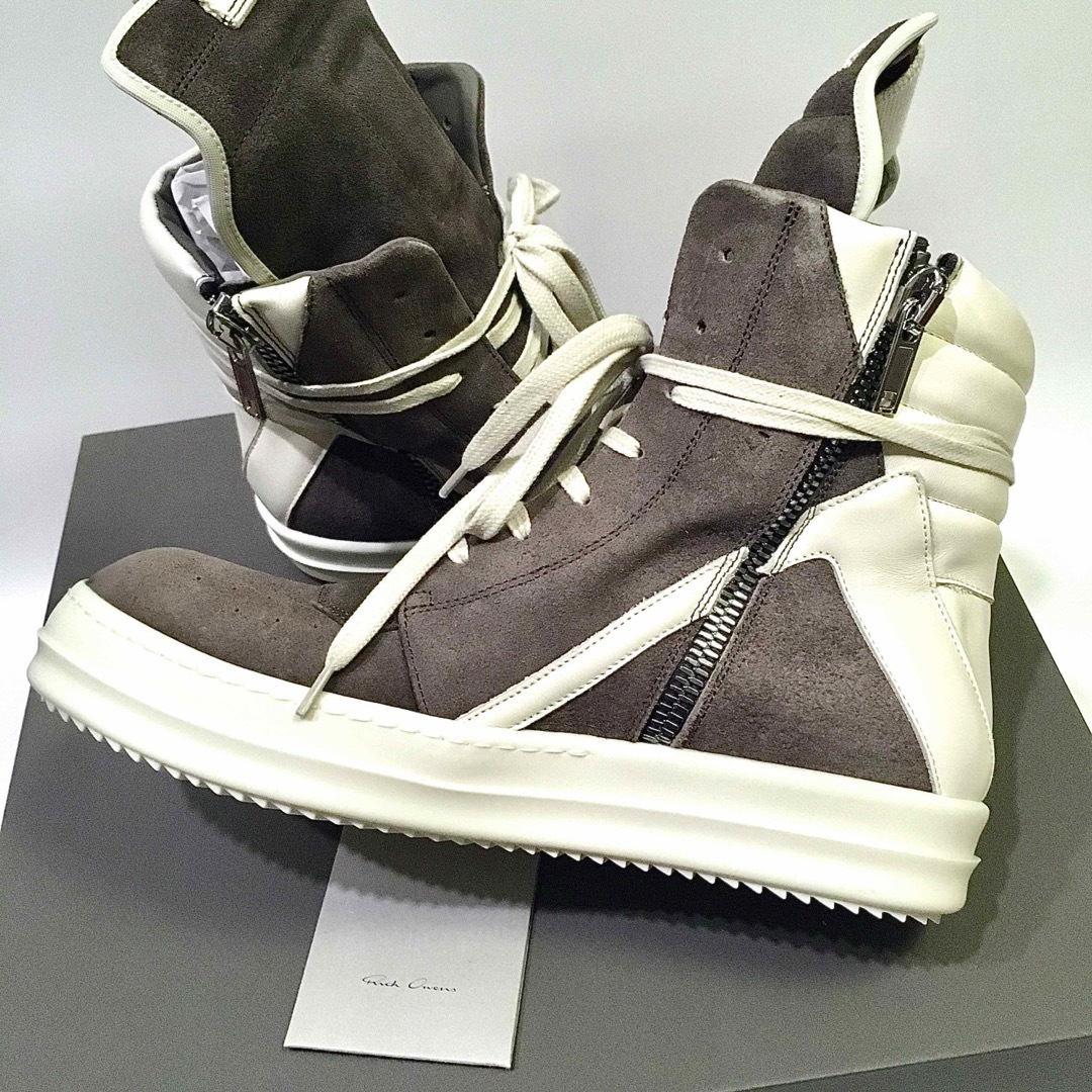 41 新品正規品 Rick Owens GEOBASKET レザー スニーカー