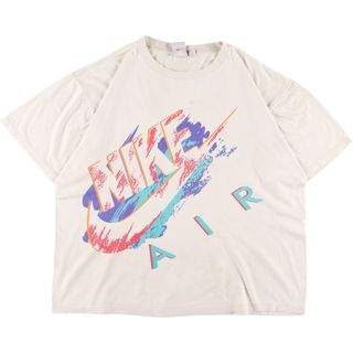 ナイキ(NIKE)の古着 90年代 ナイキ NIKE AIR 銀タグ プリントTシャツ メンズXL ヴィンテージ /eaa361632(Tシャツ/カットソー(半袖/袖なし))