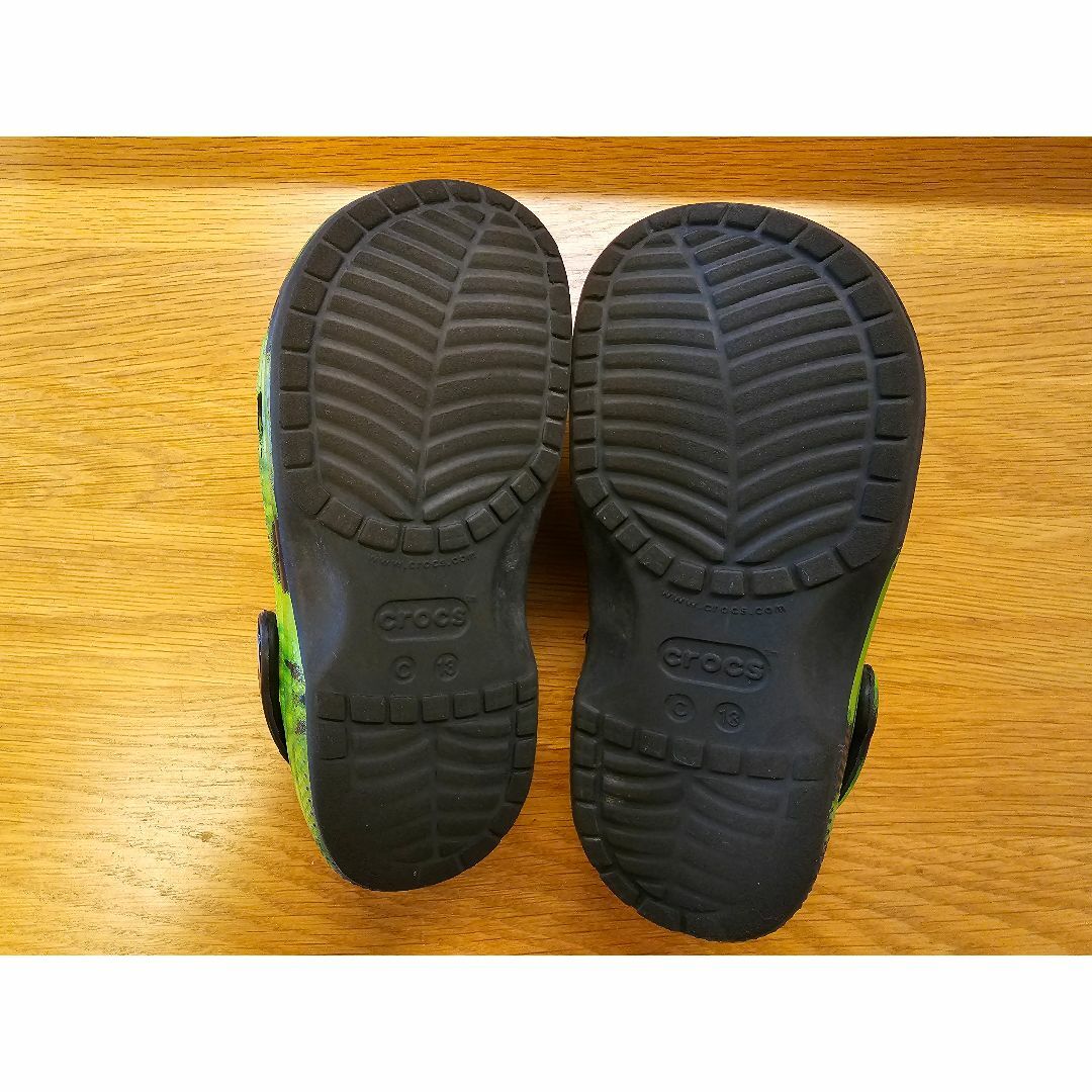 crocs(クロックス)のクロックス サンダル キッズ 19㎝ 中古 キッズ/ベビー/マタニティのキッズ靴/シューズ(15cm~)(サンダル)の商品写真