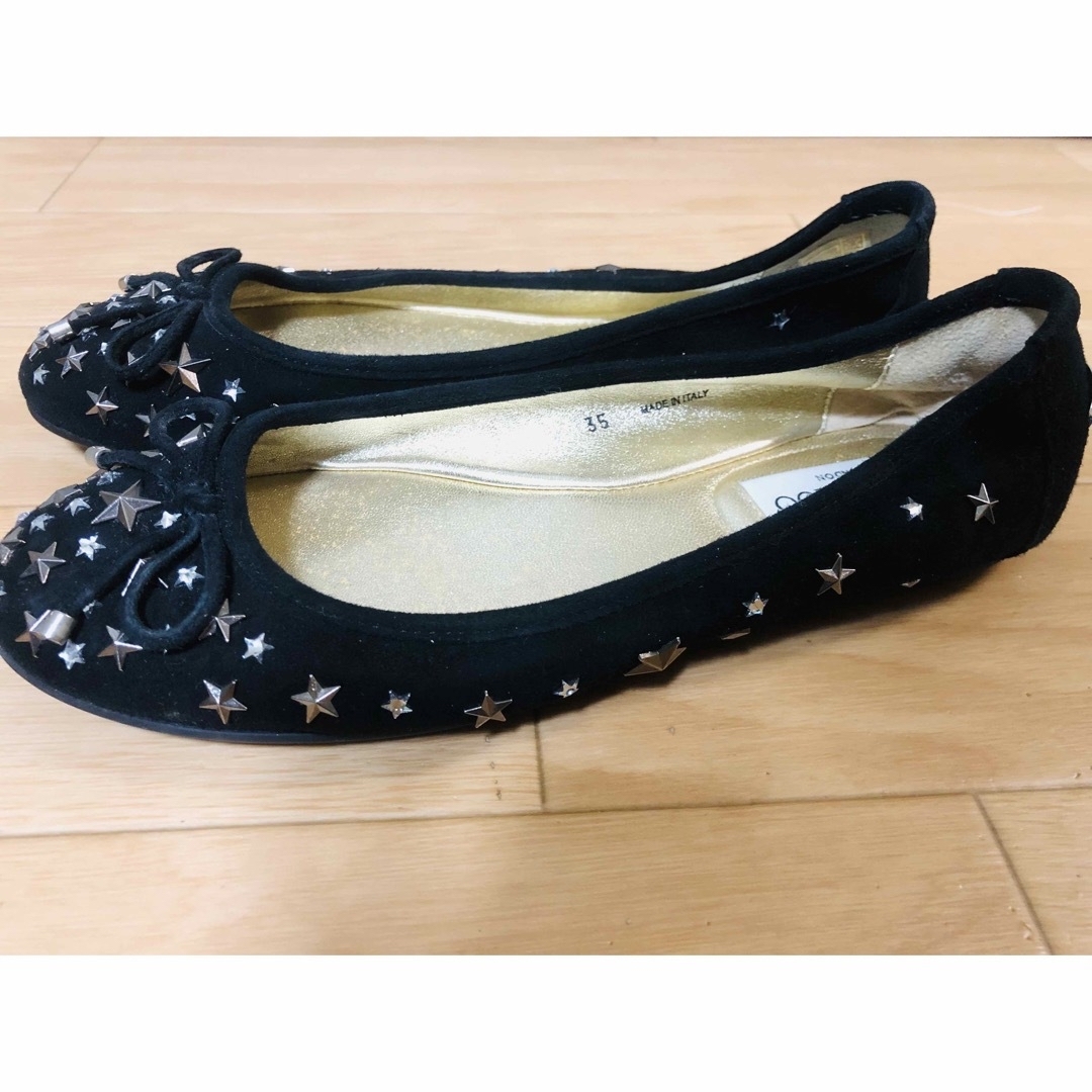 美品】Jimmy choo ジミーチュウ パンプス 星 フラットシューズ 35