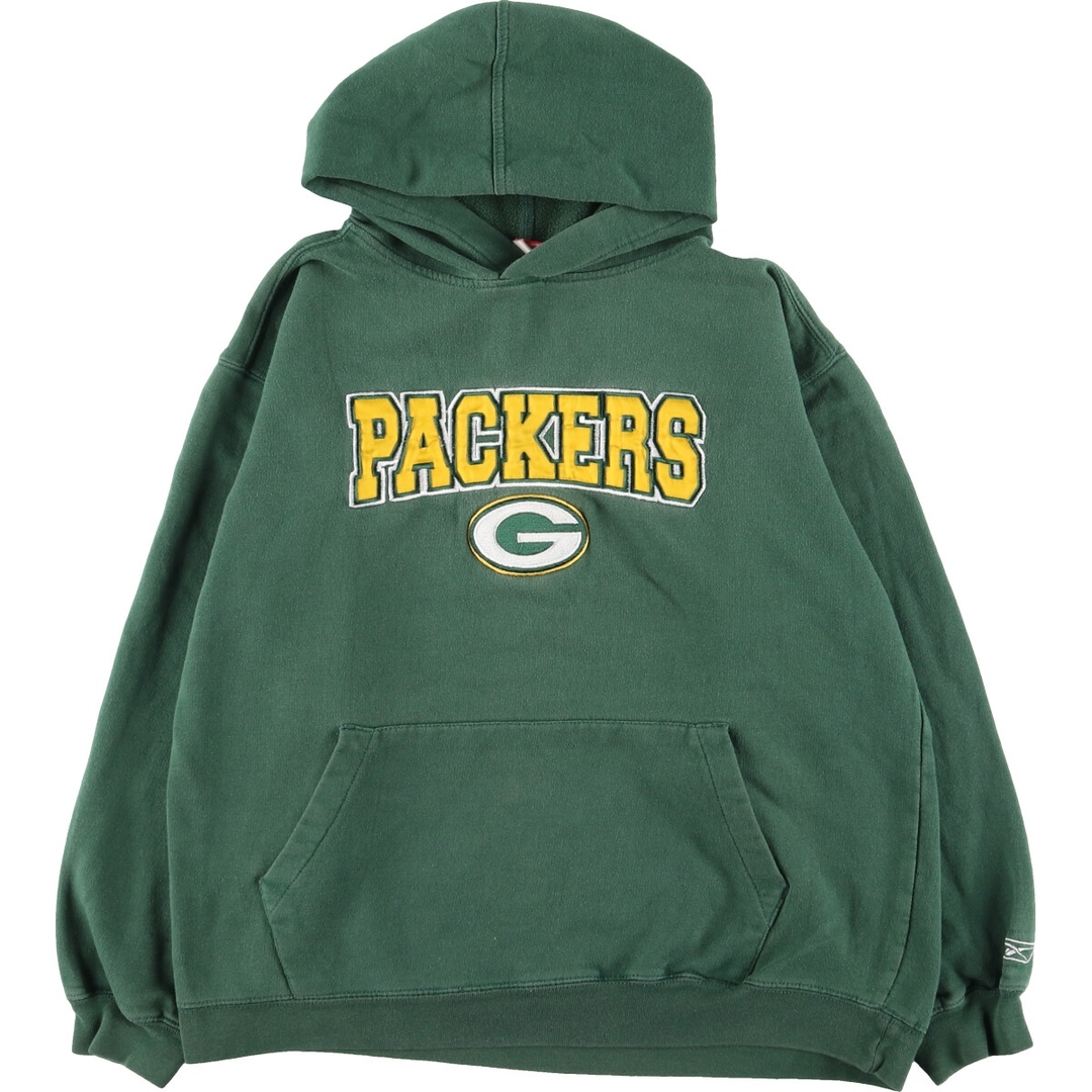 NFL GREEN BAY PACKERS グリーンベイパッカーズ スウェットプルオーバーパーカー メンズXS /eaa361077