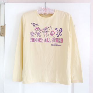 エンジェルブルー 子供 Tシャツ/カットソー(女の子)（プリント）の通販