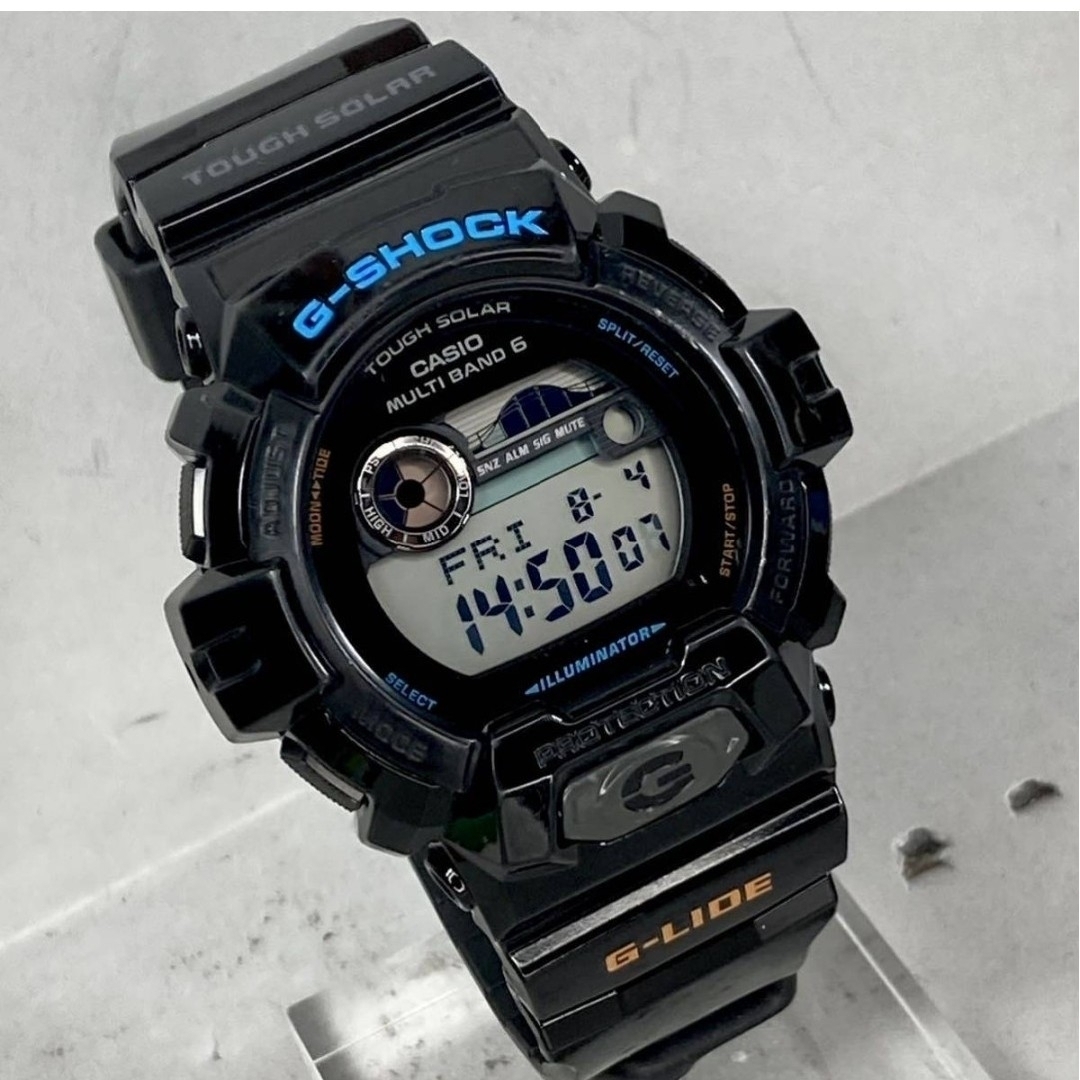 CASIO腕時計 G-LIDE 電波ソーラー GWX-8900-1JF ブラック