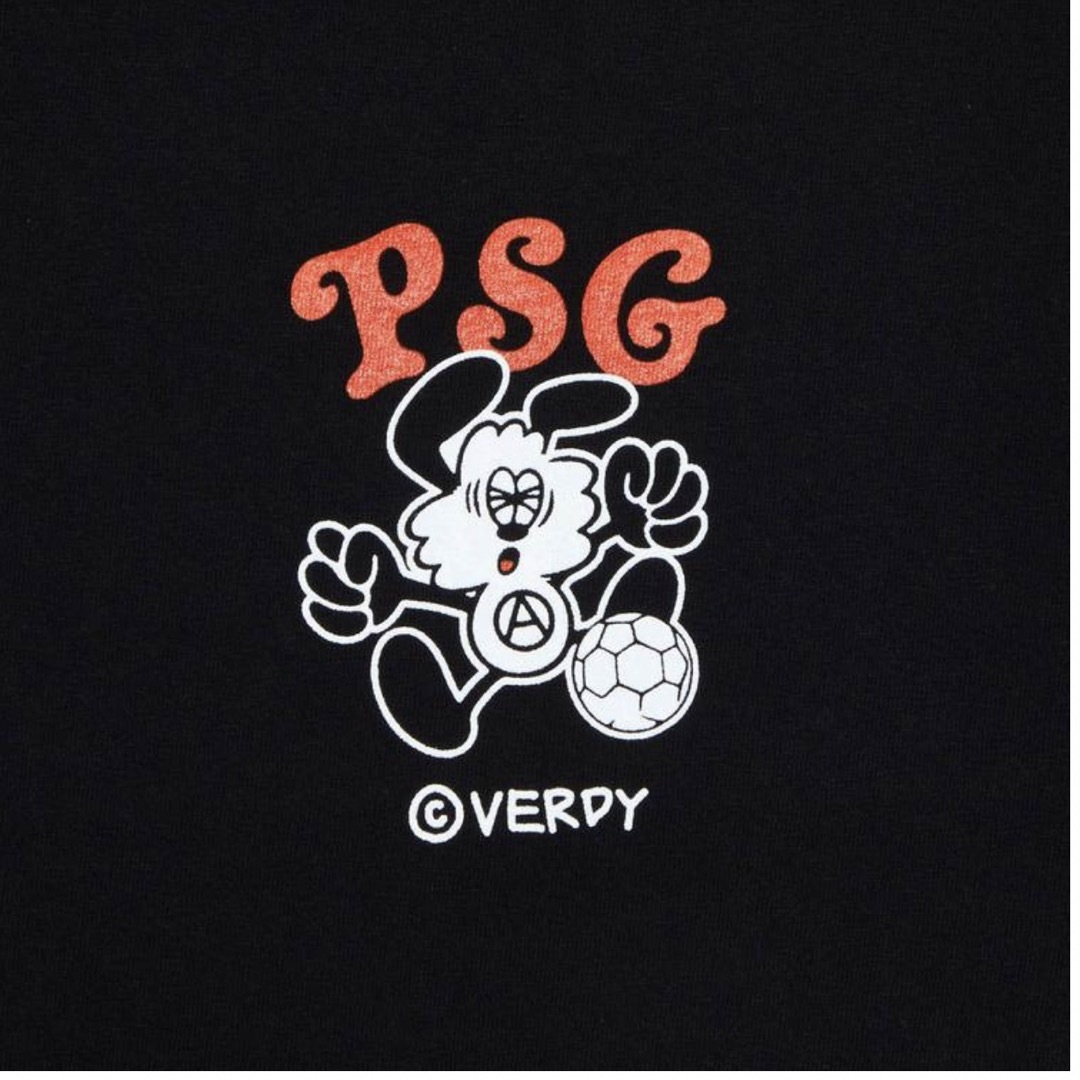 VERDY PSG コラボ Tシャツ XLサイズ メンズのトップス(Tシャツ/カットソー(半袖/袖なし))の商品写真