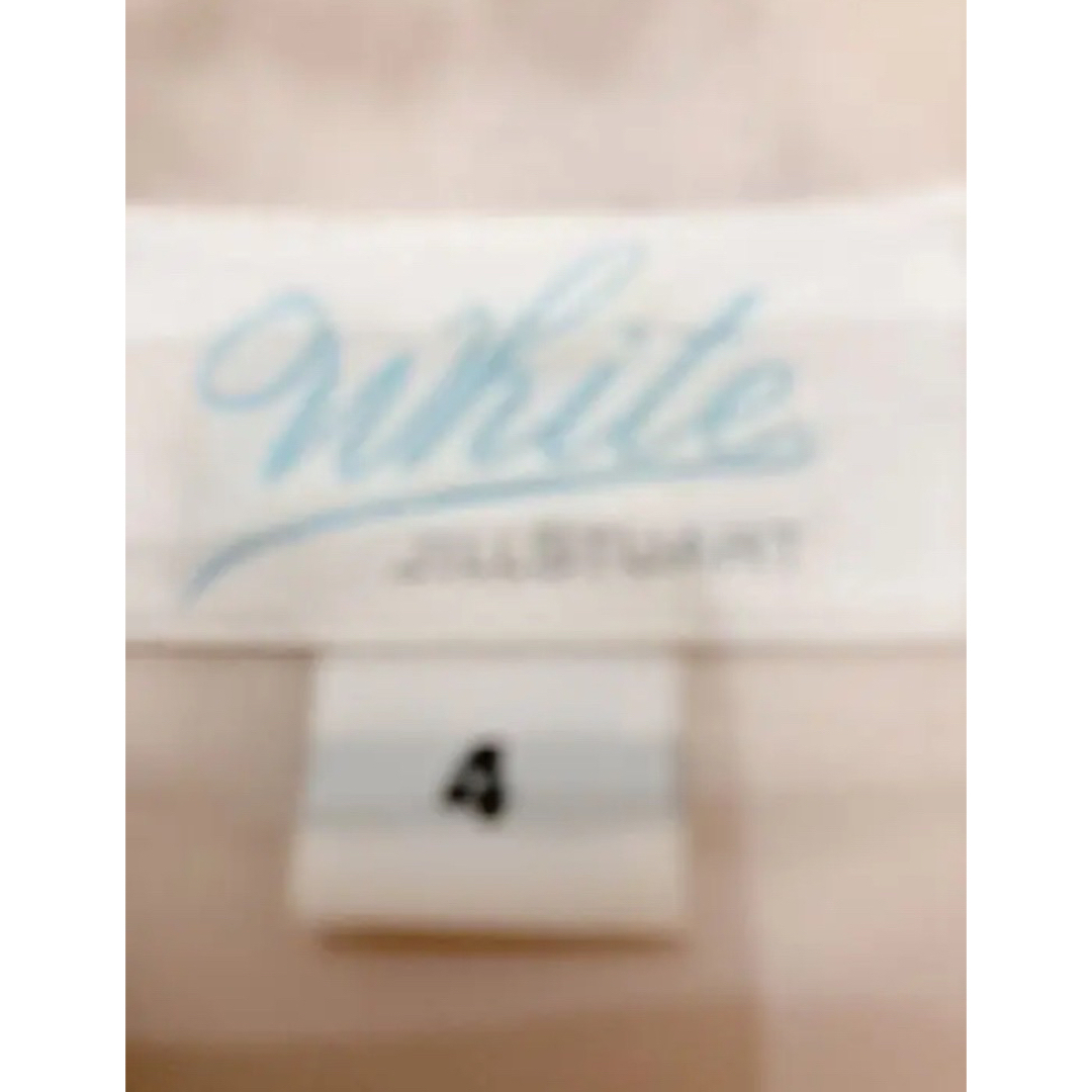JILLSTUART(ジルスチュアート)のジルスチュアート　ホワイトライン　ワンピース　ジャガード　花柄　ドット　白 レディースのワンピース(ひざ丈ワンピース)の商品写真