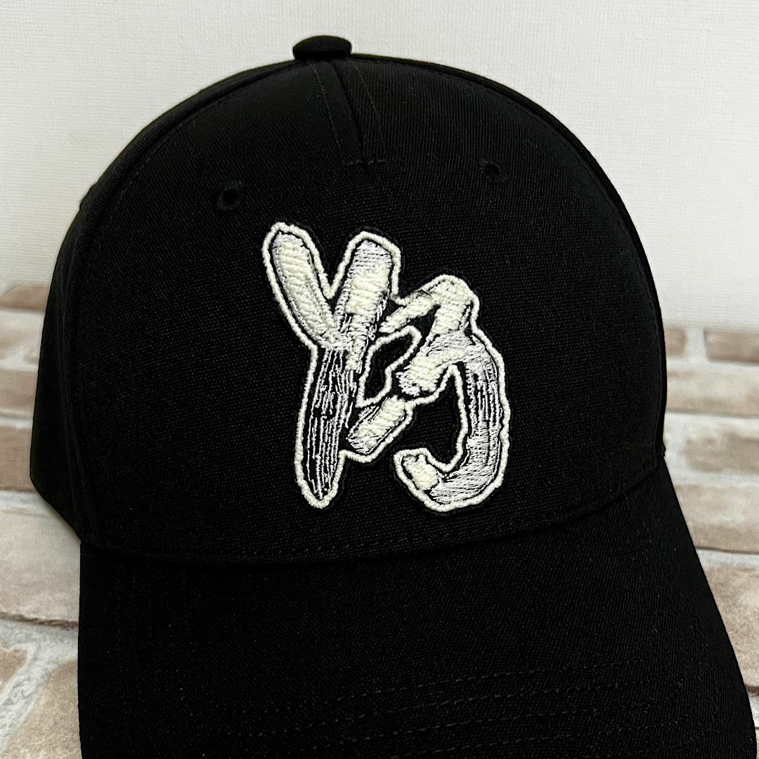 新品【Y-3 ワイスリー】ロゴキャップ　ブラック