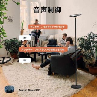 調光機能とカラーオプションを備えたモダンなフロアスタンドの通販 by