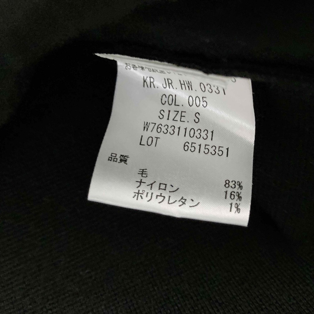 JOSEPH ジョゼフ ノーカラージャケット ブラック サイズ S レディース