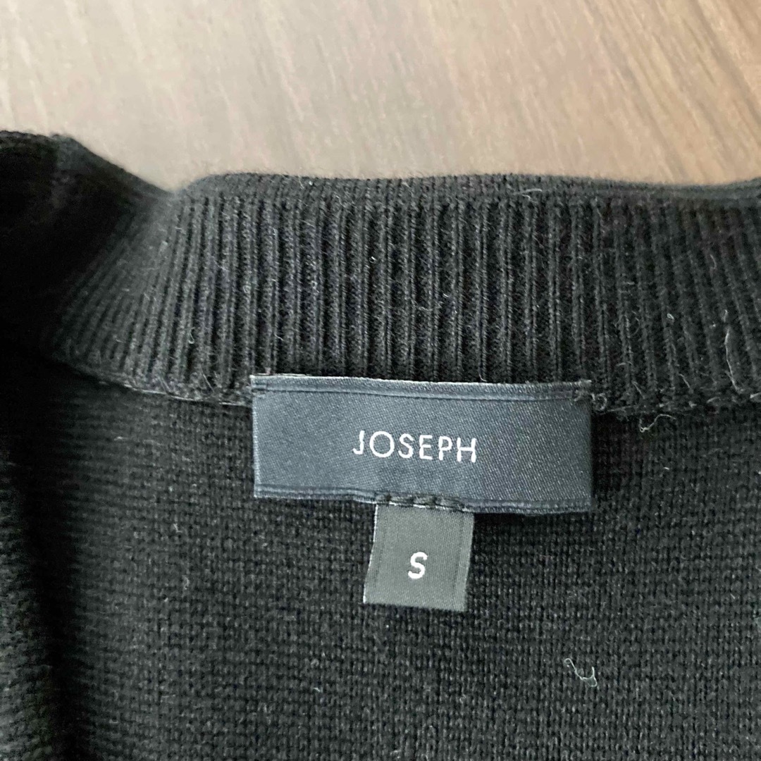 JOSEPH ジョゼフ ノーカラージャケット ブラック サイズ S レディース