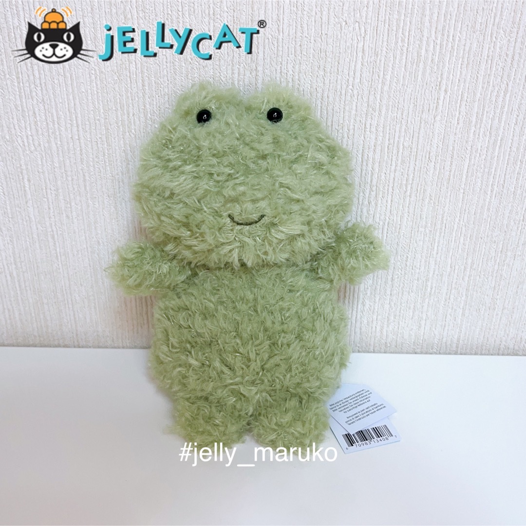 【新品】ジェリーキャット ふわふわのカエル ぬいぐるみ jellycat