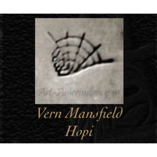 希少 定12万 ホピ 大判 バックル Vern Mansfield シルバー