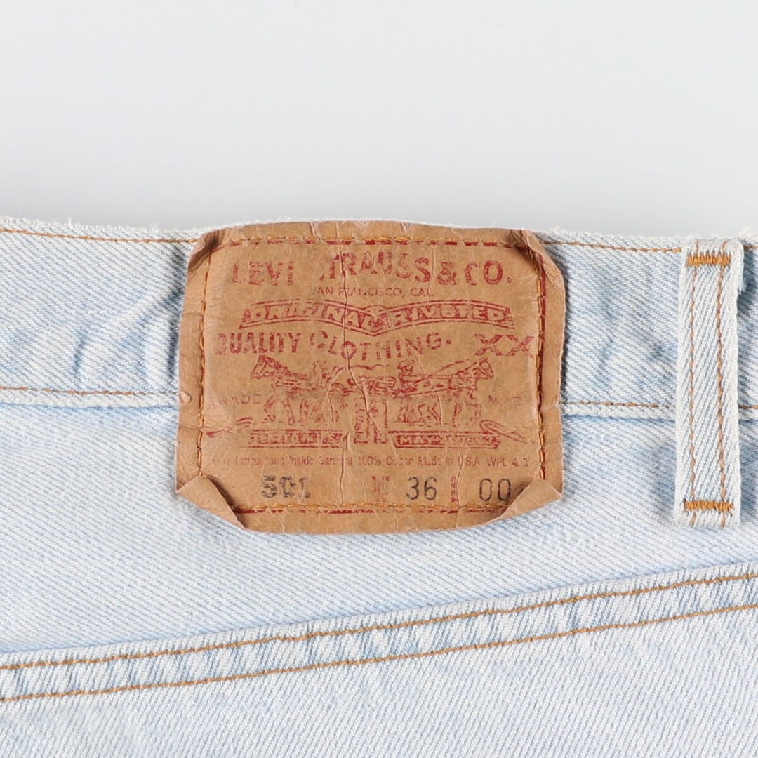 古着 リーバイス Levi's リーバイス501 デニムショーツ ハーフパンツ USA製 メンズw34 ヴィンテージ /eaa356350