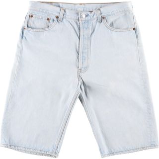 リーバイス(Levi's)の古着 リーバイス Levi's リーバイス501 デニムショーツ ハーフパンツ USA製 メンズw34 ヴィンテージ /eaa356350(ショートパンツ)