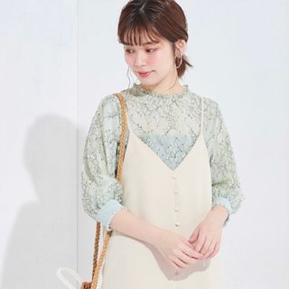 ナチュラルクチュール(natural couture)のnatural couture  ナチュラルクチュール　ブラウス　レーストップス(シャツ/ブラウス(長袖/七分))