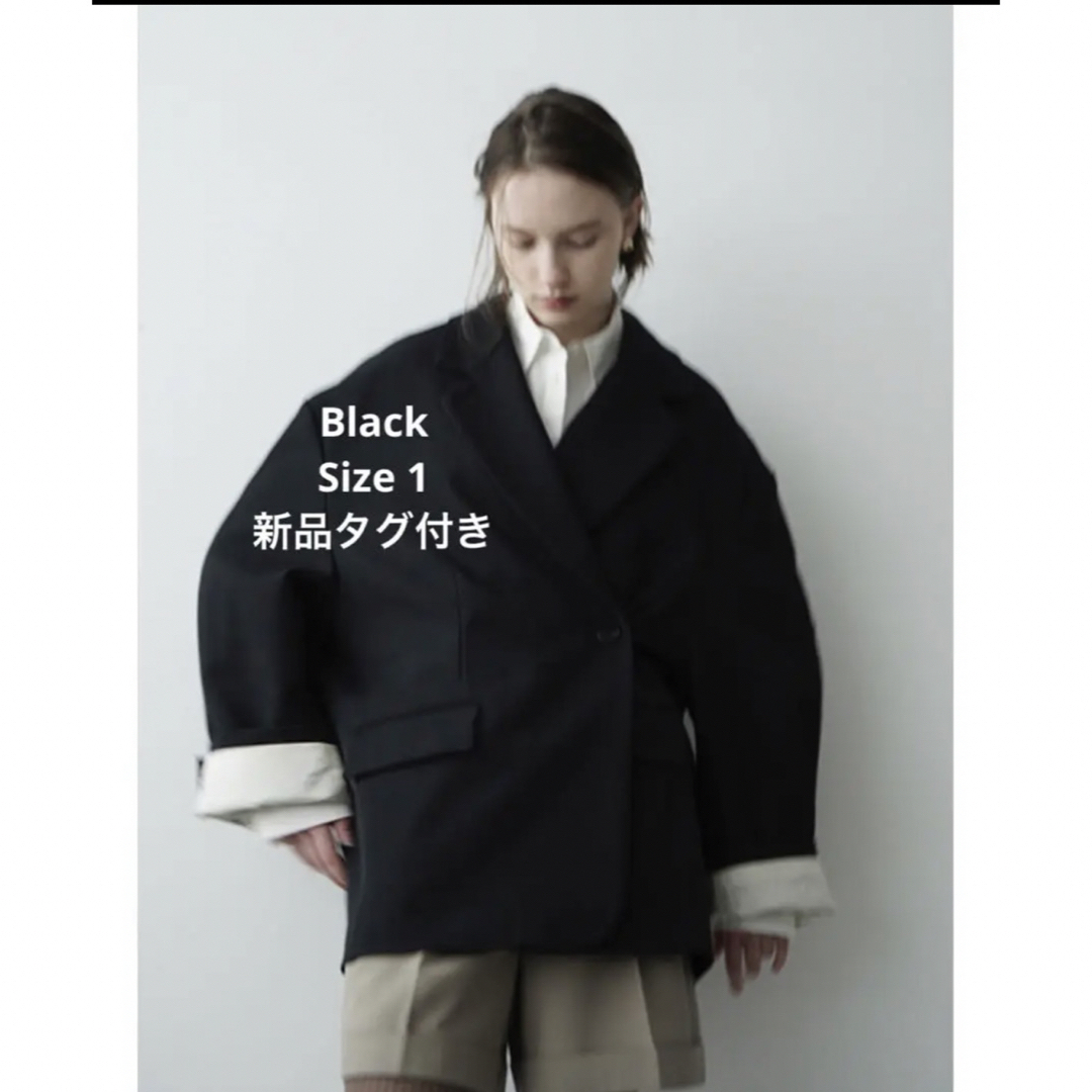 CLANE(クラネ)の新品タグ付き　2WAY ARRANGE TAILORED OVER JACKET レディースのジャケット/アウター(テーラードジャケット)の商品写真