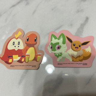 ポケモン(ポケモン)のポケモンステッカー　ホゲータ　ヒトカゲ　ニャオハ　イーブイ(キャラクターグッズ)