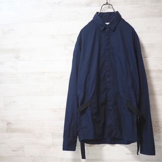 ドリスヴァンノッテン(DRIES VAN NOTEN)のDRIES VAN NOTEN レギュラーカラー ストラップシャツ(シャツ)