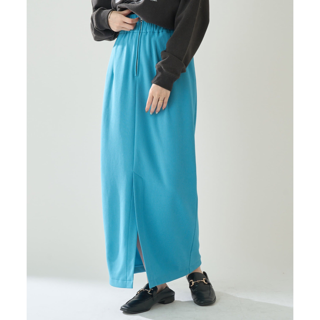 ハイウエストZIPスカート レディースのスカート(ロングスカート)の商品写真