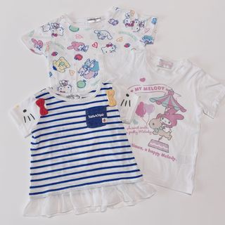 サンリオ(サンリオ)のサンリオ子供服 80 90 95 3点セット(Ｔシャツ)