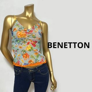 ベネトン(BENETTON)の【3013】BENETTON 花柄 キャミソール S(キャミソール)