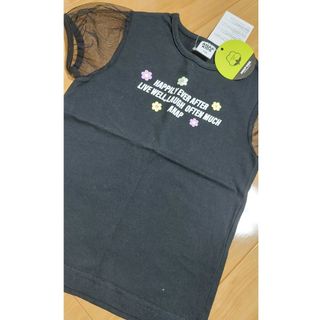 アナップキッズ(ANAP Kids)のANAP KIDS🌼女の子　110cm　黒　Tシャツ(Tシャツ/カットソー)