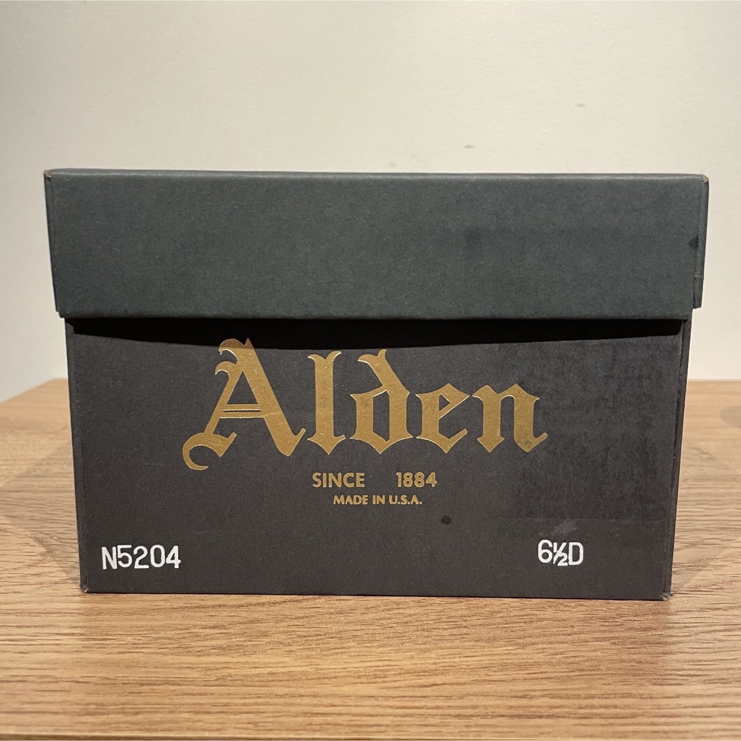 ALDEN オールデン N5204 コインローファー スエード 茶 6.5D