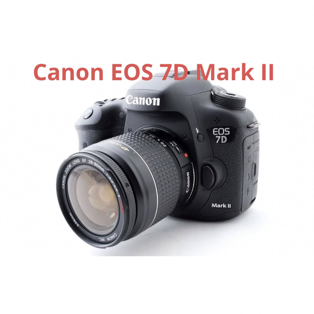 付属品付き　キャノン　Canon EOS 7D Mark II レンズセット