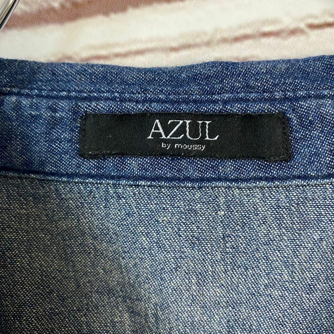 AZUL by moussy(アズールバイマウジー)のAZUL by moussy シャツ　デニムシャツ [ S ] メンズのトップス(シャツ)の商品写真