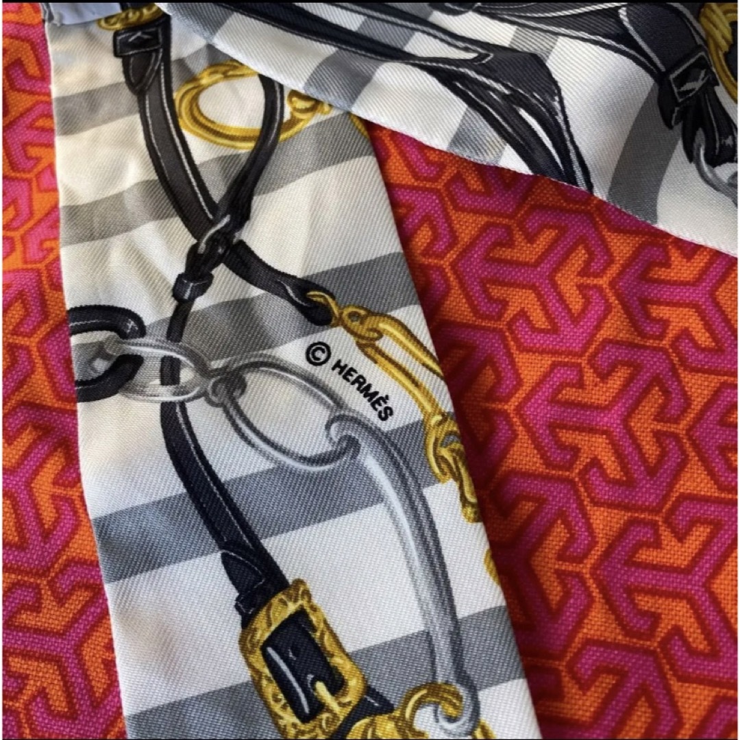 Hermes(エルメス)の希少 エルメス HERMES ツイリー BRIDES de GALA スカーフ レディースのファッション小物(バンダナ/スカーフ)の商品写真