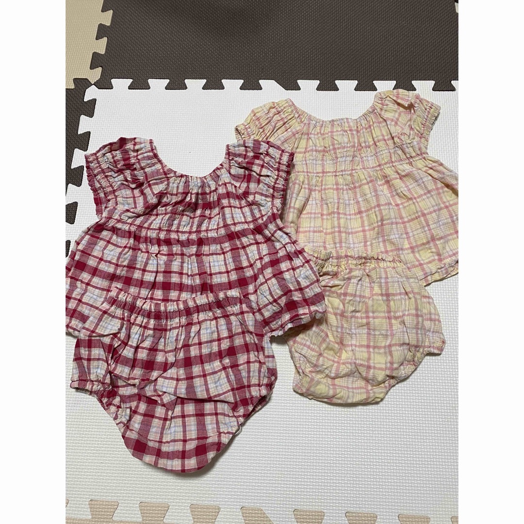 双子 トップス 90cm キッズ/ベビー/マタニティのキッズ服女の子用(90cm~)(Tシャツ/カットソー)の商品写真