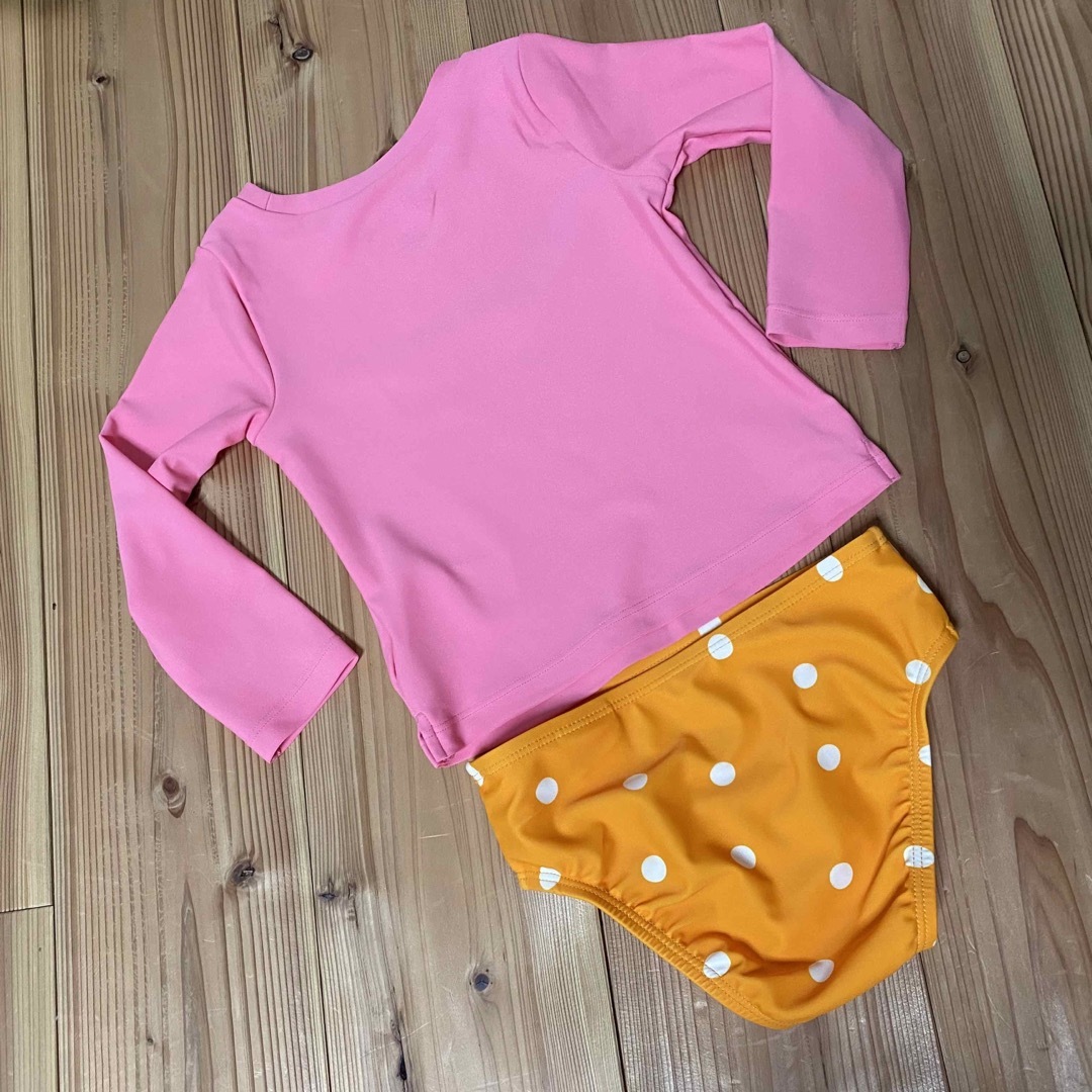 babyGAP(ベビーギャップ)のbabyGapミニーマウス 水着 2点セット ラッシュガード キッズ/ベビー/マタニティのキッズ服女の子用(90cm~)(水着)の商品写真