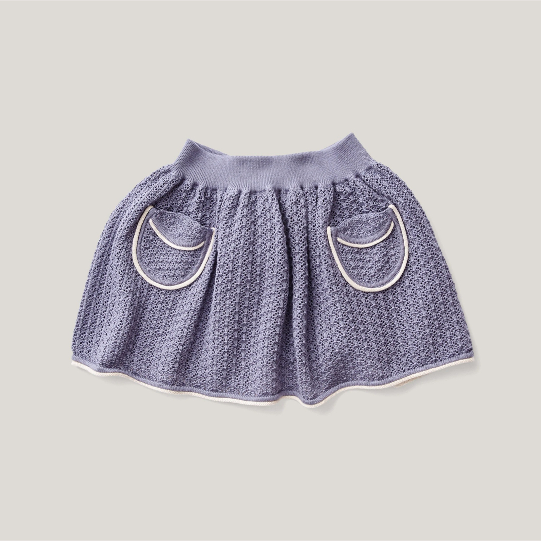 SOOR PLOOM(ソーアプルーム)のSoor Ploom Norma Skirt Bluet 8Y キッズ/ベビー/マタニティのキッズ服女の子用(90cm~)(スカート)の商品写真