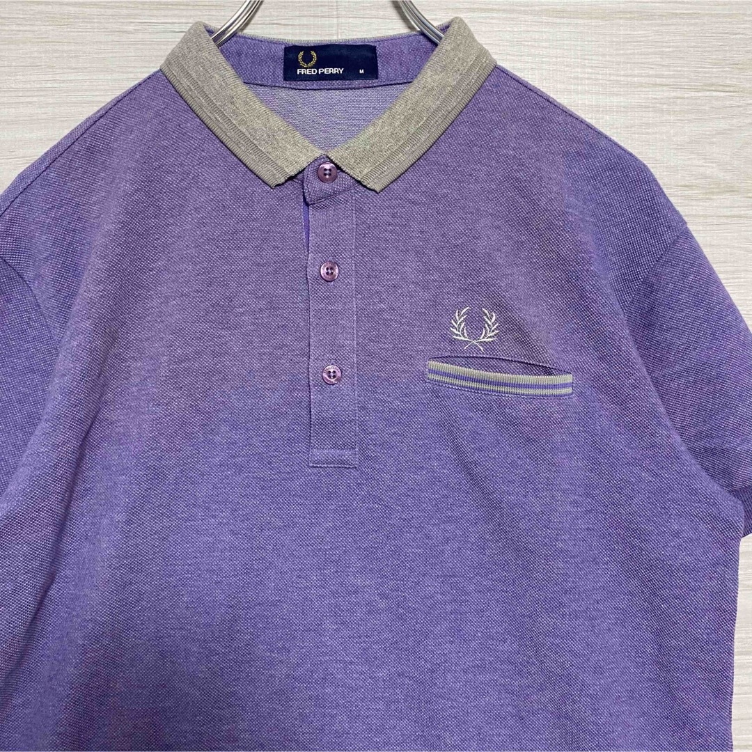 FRED PERRY(フレッドペリー)の【希少カラー】フレッドペリー　ポロシャツ　刺繍ロゴ　ユニセックス　おしゃれ メンズのトップス(ポロシャツ)の商品写真