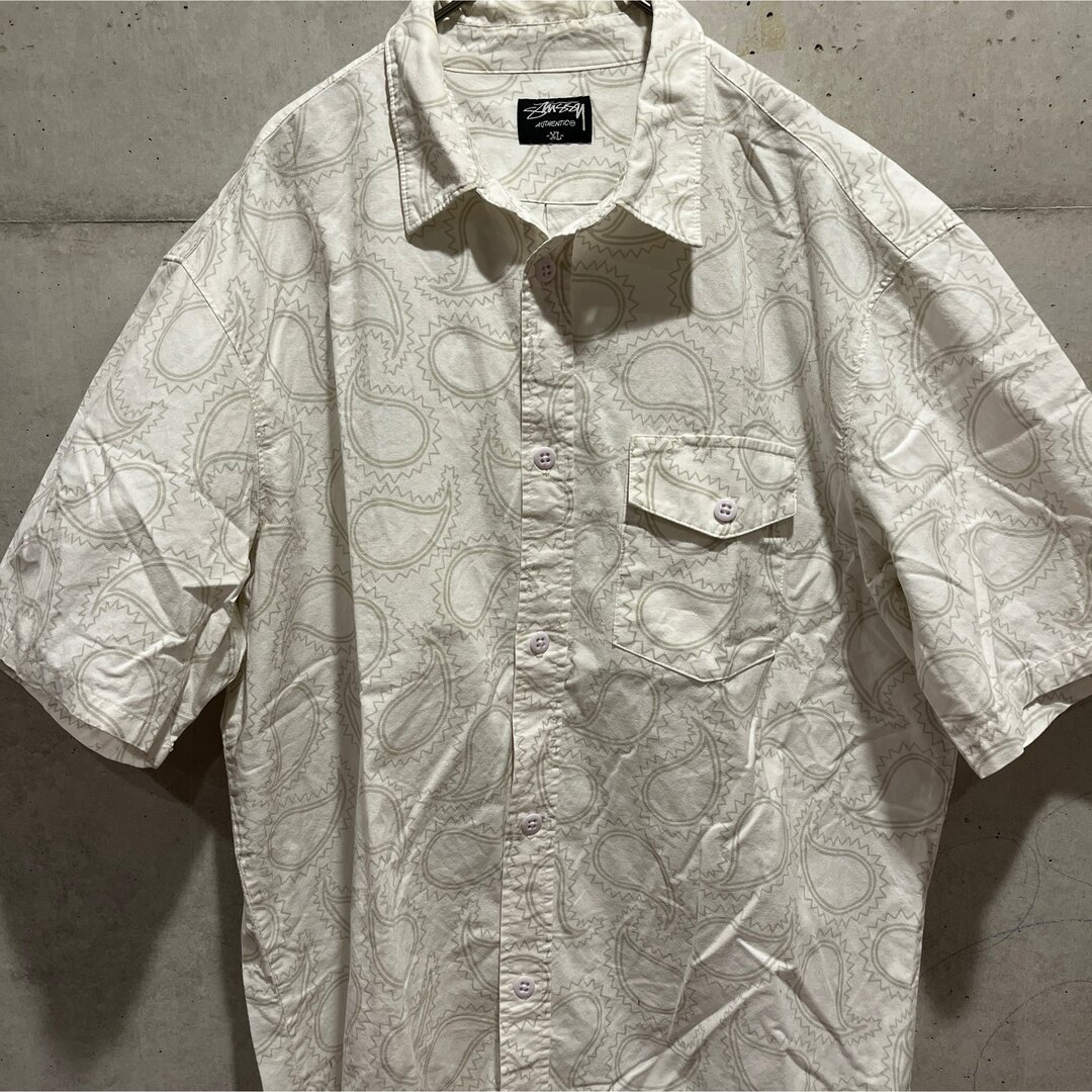 超希少 stussy 開襟シャツ