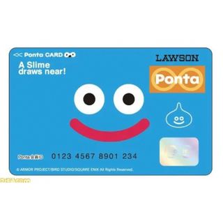 ポンタカード pontaカード スライム 限定 ローソン ドラゴンクエスト(キャラクターグッズ)