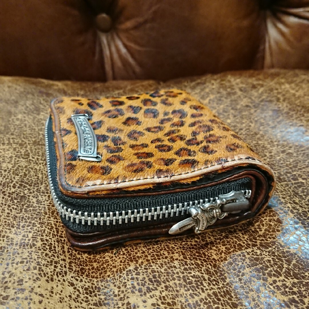 CHROME HEARTS Square Zip Bill Wallet