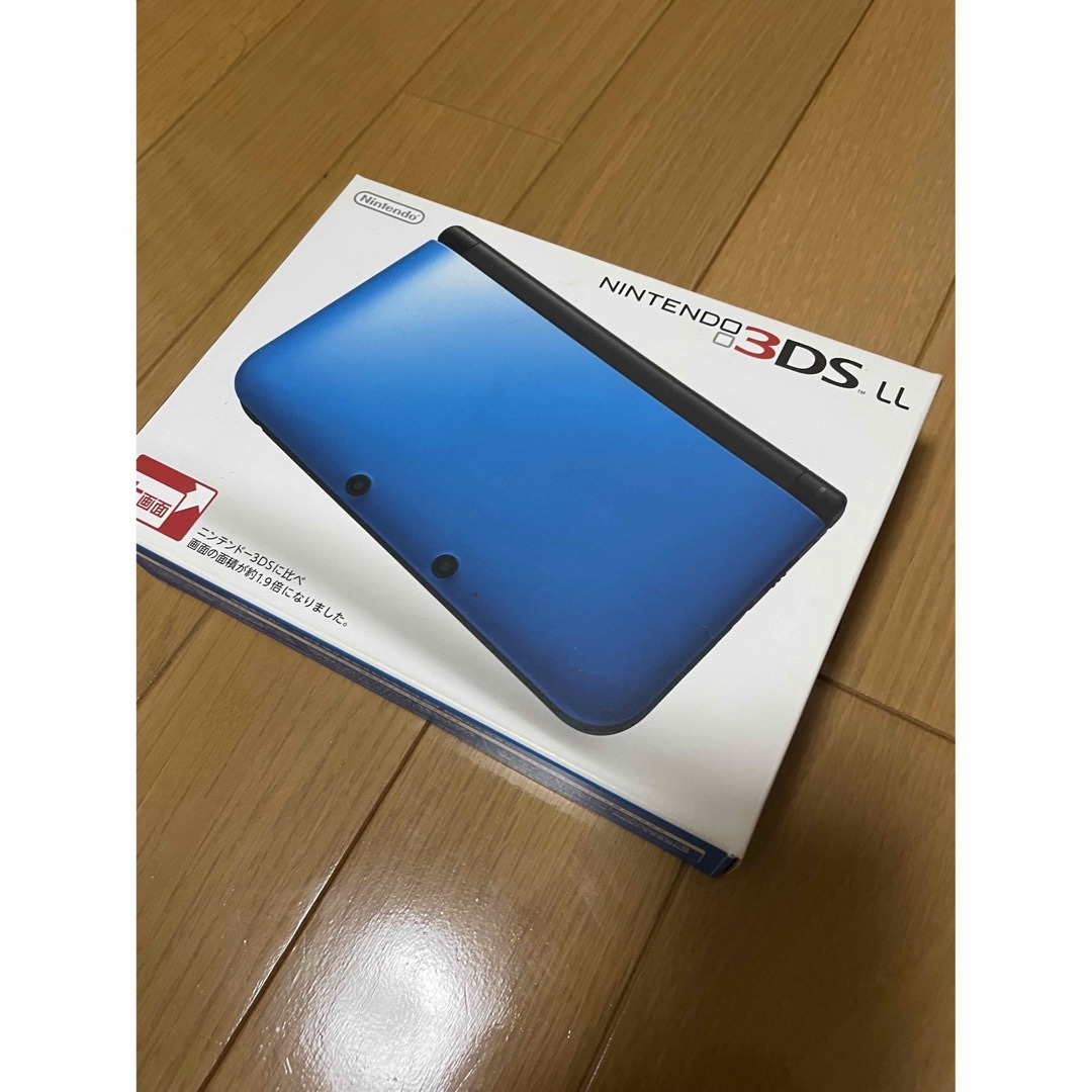 ニンテンドー3DS - 任天堂 3DS LL ブルー×ブラック 箱 説明書の