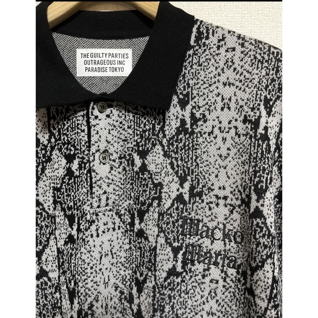 WACKO MARIA ワコマリア ニットポロ KNIT POLO SHIRT