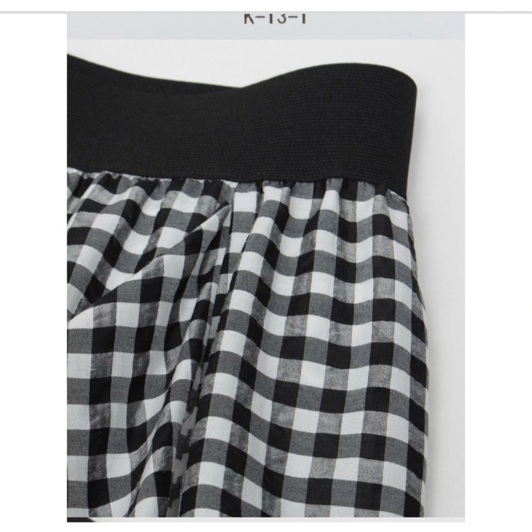 SCOT CLUB(スコットクラブ)の新品未使用　FENNEL(フェンネル) ギンガムチェックスカート　ヤマダヤ　春夏 レディースのスカート(ロングスカート)の商品写真