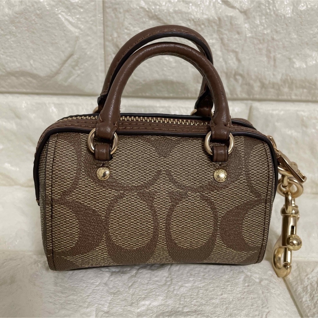 COACH バックチャーム キーホルダー ミニサッチェル